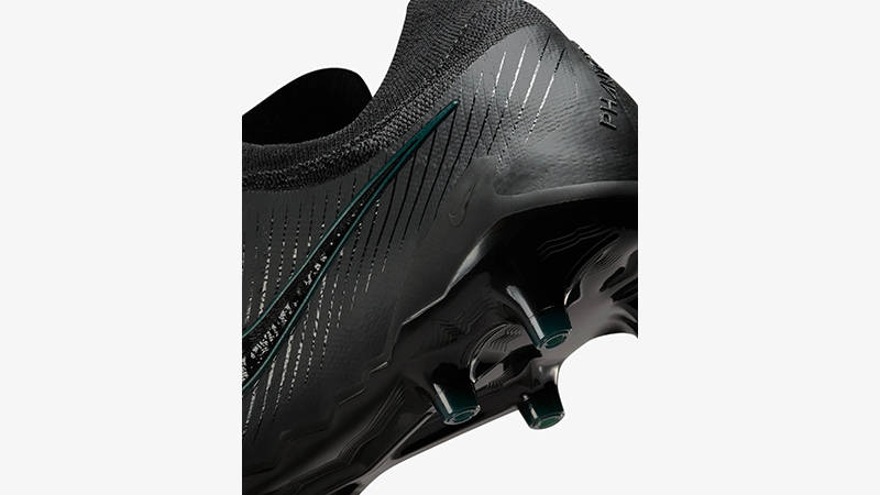 Nike Phantom GX 2 Elite AG Low-Top Football Boot Black FJ2554-002 heel