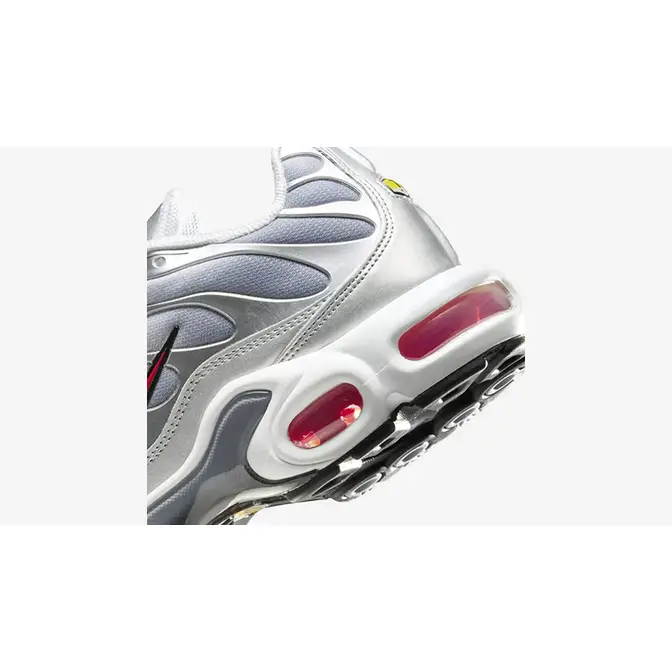 Nike TN Air Max Plus Silver Red HM9654-001 heel