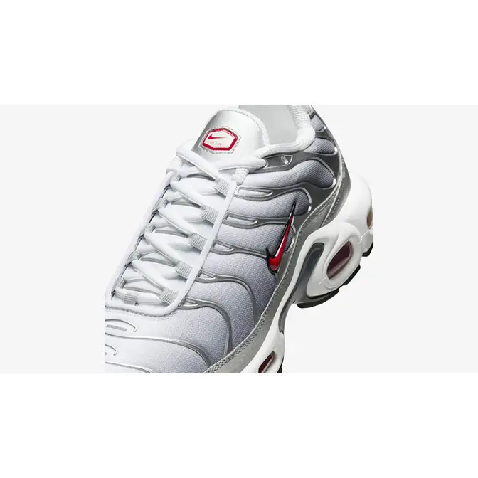 Nike TN Air Max Plus Silver Red HM9654-001 tongue