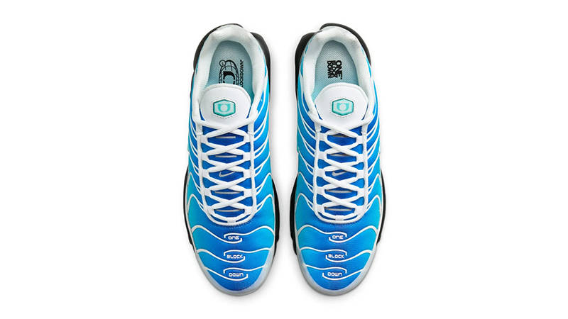 One Block Down x Nike TN Air Max Plus Light Photo Blue FZ3308-400 Top