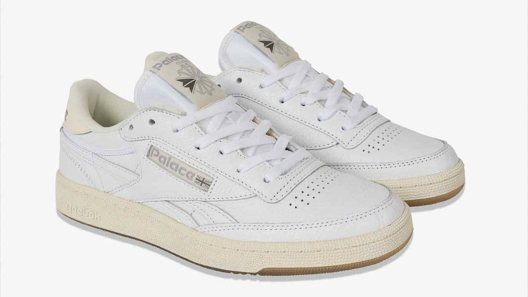 Palace x Reebok Club C White Cream