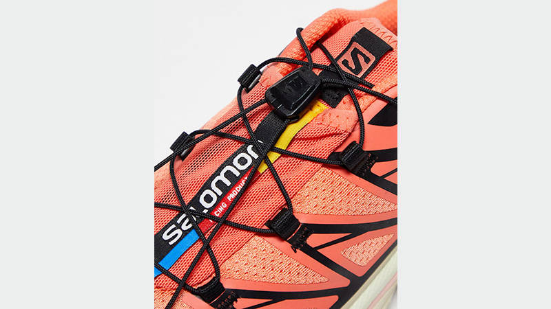 Salomon XT-6 Living Coral tongue