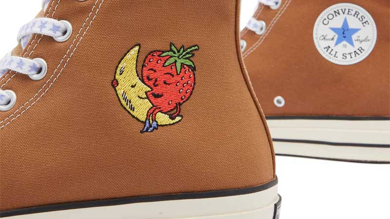 Sky High Farm Workwear x Converse Chuck 70 Hi Beige Closeup