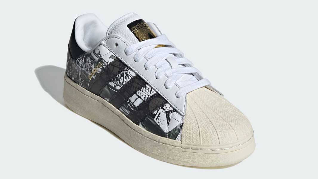 Star Wars x Nanzuka x adidas Superstar XLG White Black Front
