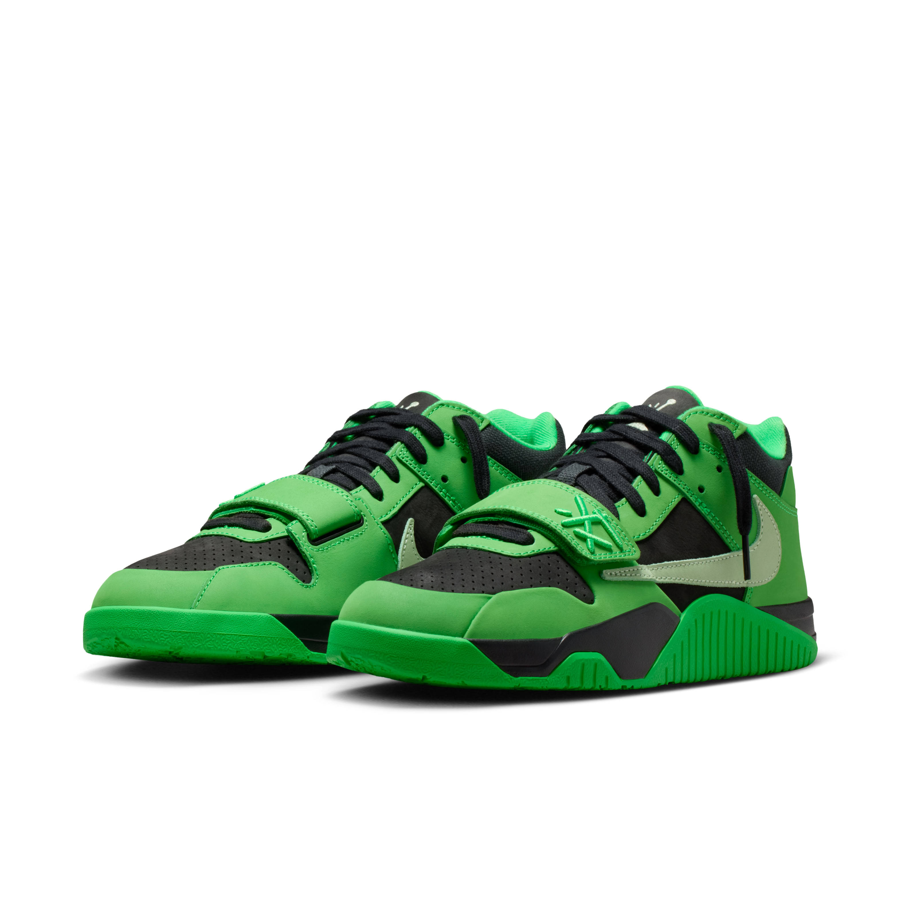 Travis Scott x Jordan Jumpman Jack Green Spark Front