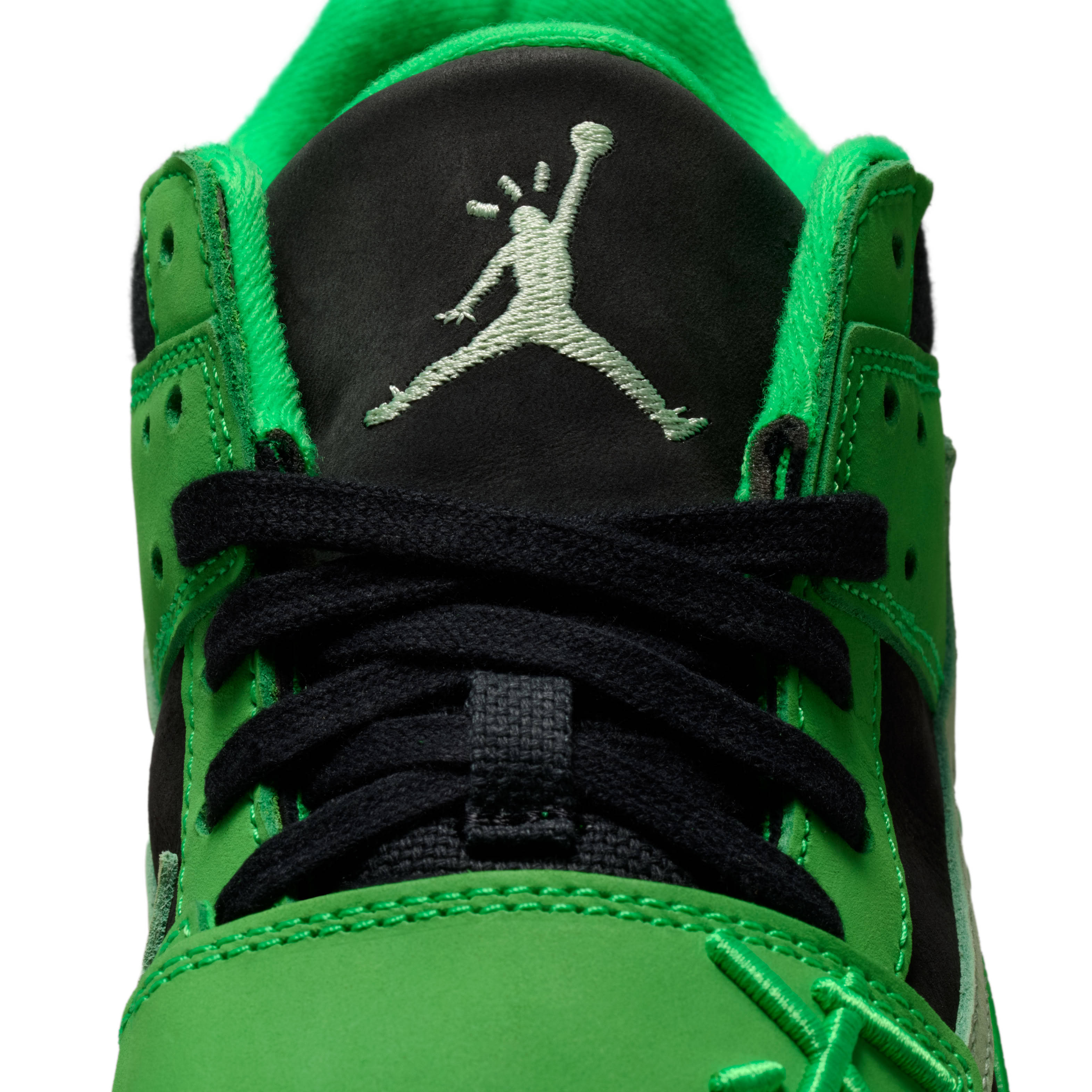 Travis Scott x Jordan Jumpman Jack Green Spark Tongue