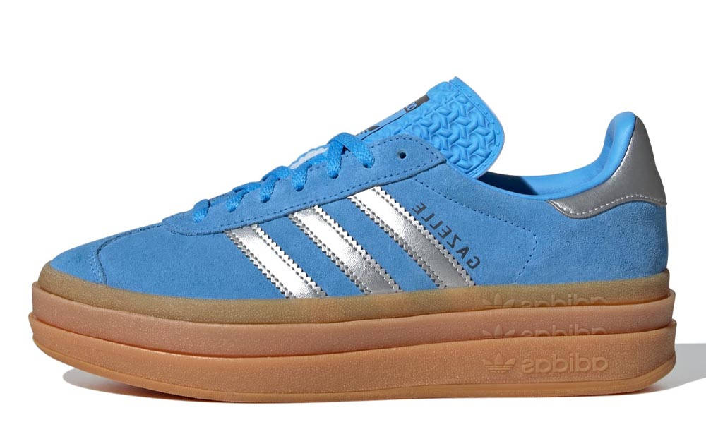 adidas Gazelle Bold Blue Burst Silver Metallic