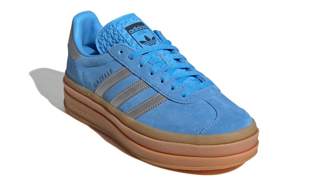adidas Gazelle Bold Blue Burst Silver Metallic Front