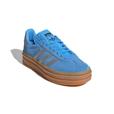 adidas Gazelle Bold Blue Burst Silver Metallic Front
