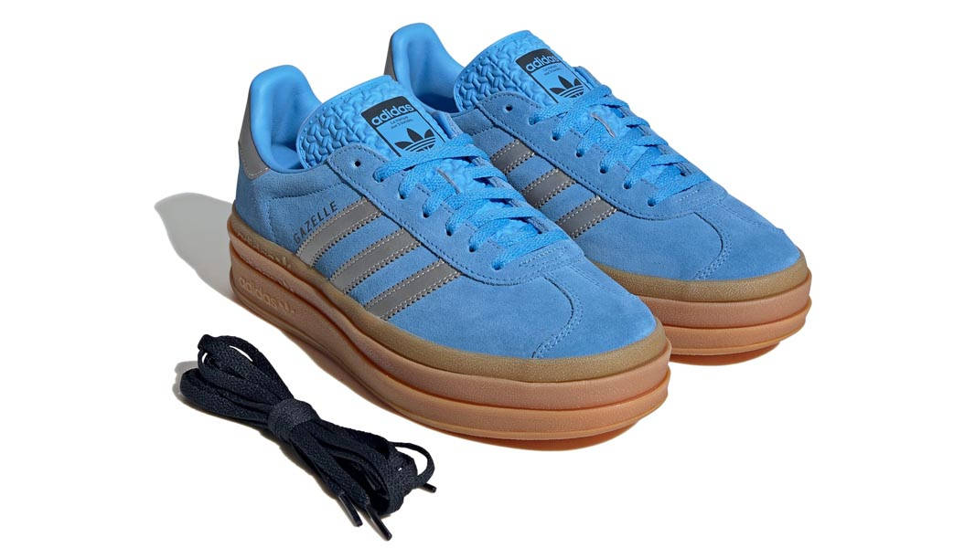 adidas Gazelle Bold Blue Burst Silver Metallic Pack