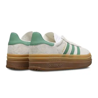 adidas Gazelle Bold Off White Preloved Green Back