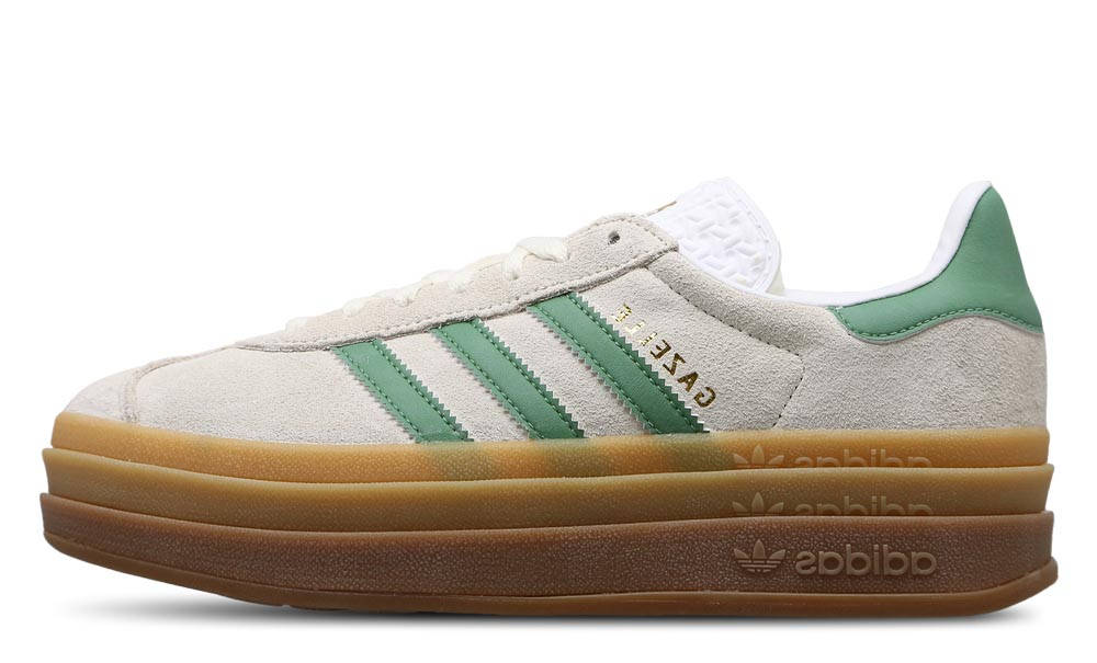 adidas Gazelle Bold Off White Preloved Green
