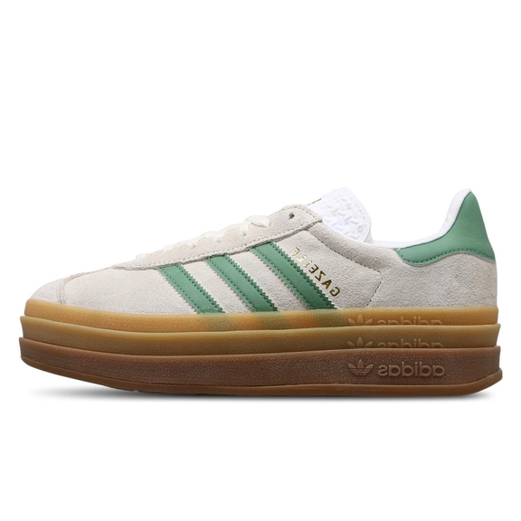 adidas Gazelle Bold Off White Preloved Green