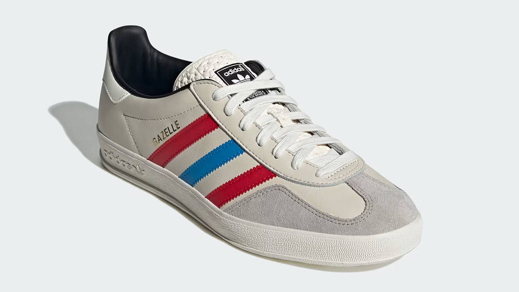 adidas Gazelle Indoor Chalk White Better Scarlet IE9091 Side