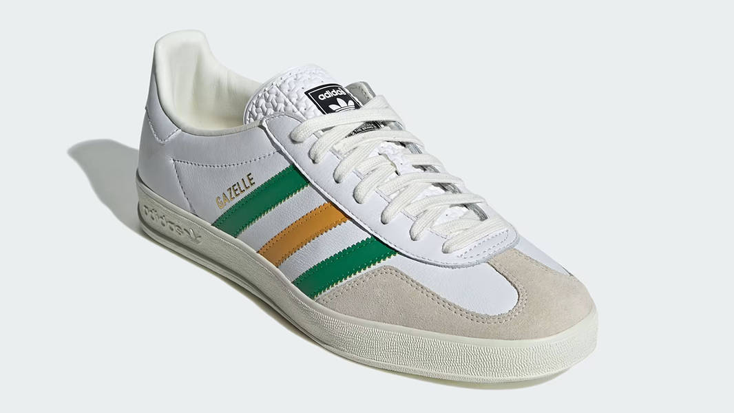 adidas Gazelle Indoor Cloud White Preloved Yellow IE9092 Side