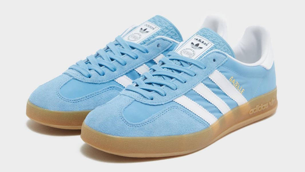 adidas gazelle silver green womens Adidas Unisex Gazelle Clear Sky/Core Black/Gum 2