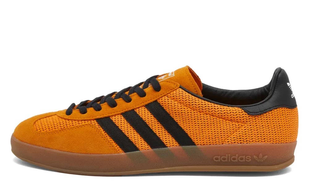 Adidas gazelle indoor black and orange online