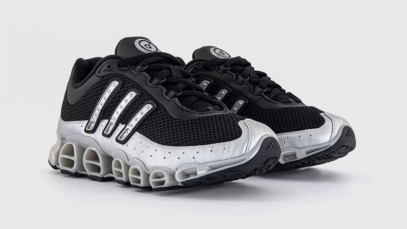 adidas Megaride Black Silver Metallic front