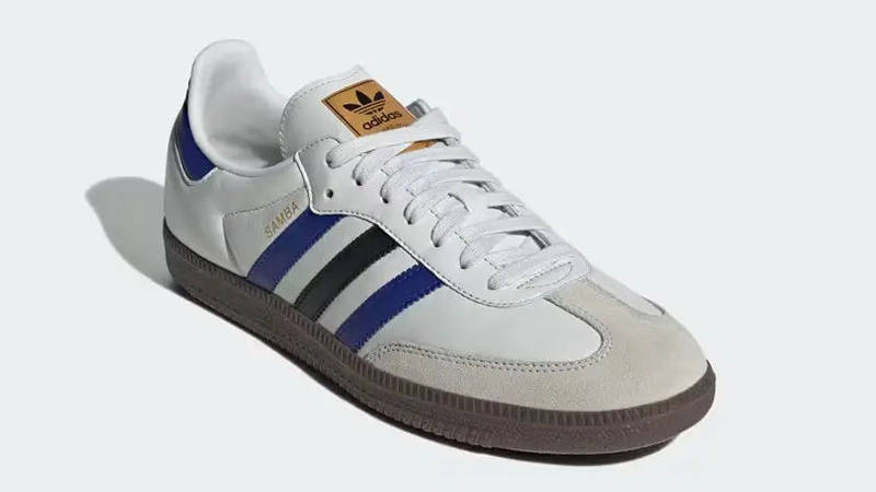 adidas Samba OG White Active Blue front