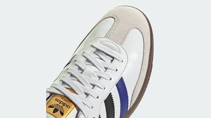 adidas Samba OG White Active Blue toe