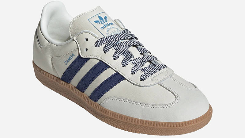 adidas Samba OG White Blue JI3907 front