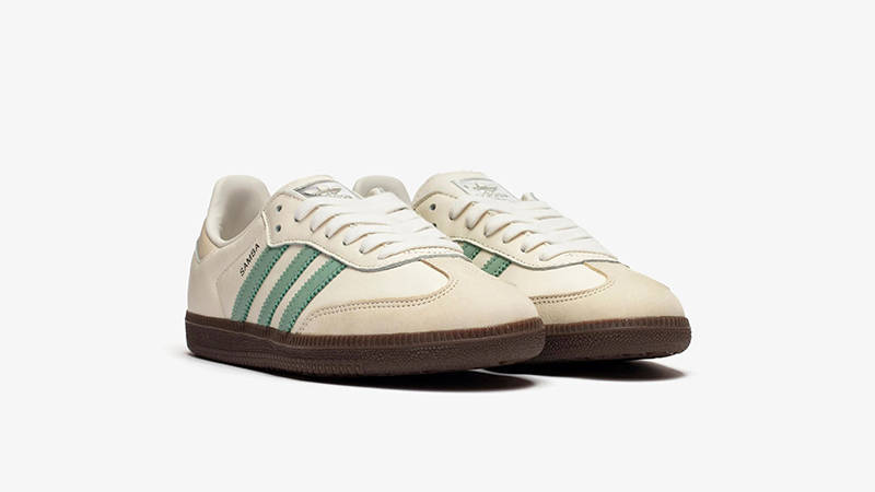 adidas Samba OG White Hazy Green IH2752 fronts
