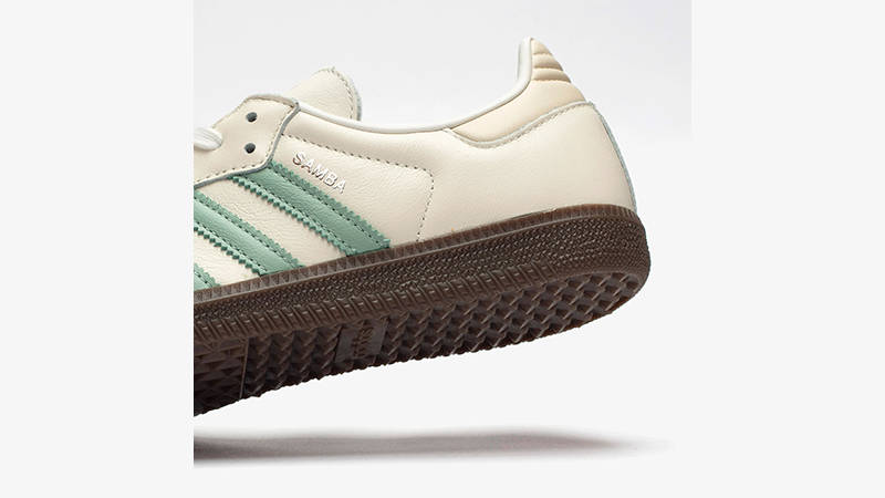 adidas Samba OG White Hazy Green IH2752 heel