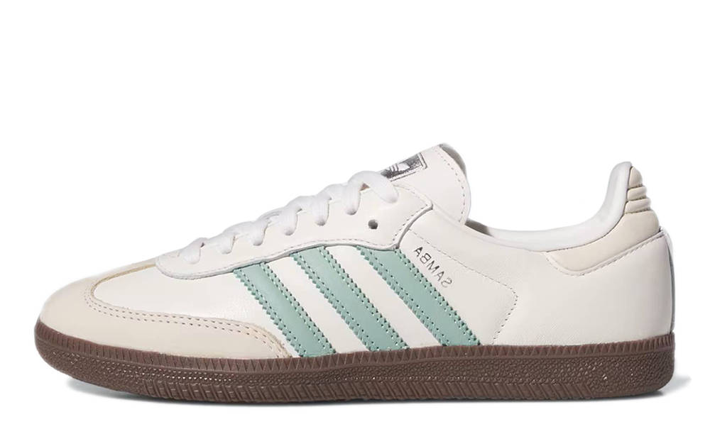 adidas Samba OG White Hazy Green