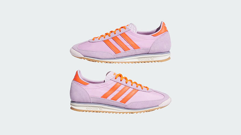 adidas SL 72 Ice Lavender Orange feature