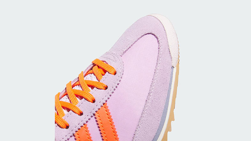 adidas SL 72 Ice Lavender Orange toe