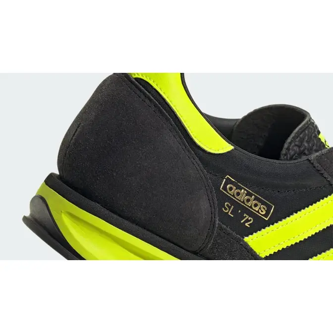★★Adairs★★ SL 72 Black Yellow IG4647 adidas Originals SL 72 RS BLACK YELLOW GOLD MEN'S SHOES