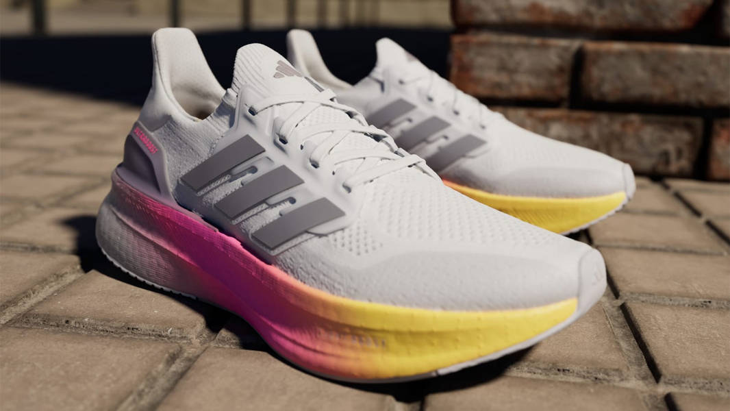 adidas Ultraboost 5 White Lucid Pink Lifestyle Front