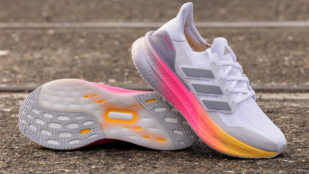 adidas Ultraboost 5 White Lucid Pink Lifestyle Side 2