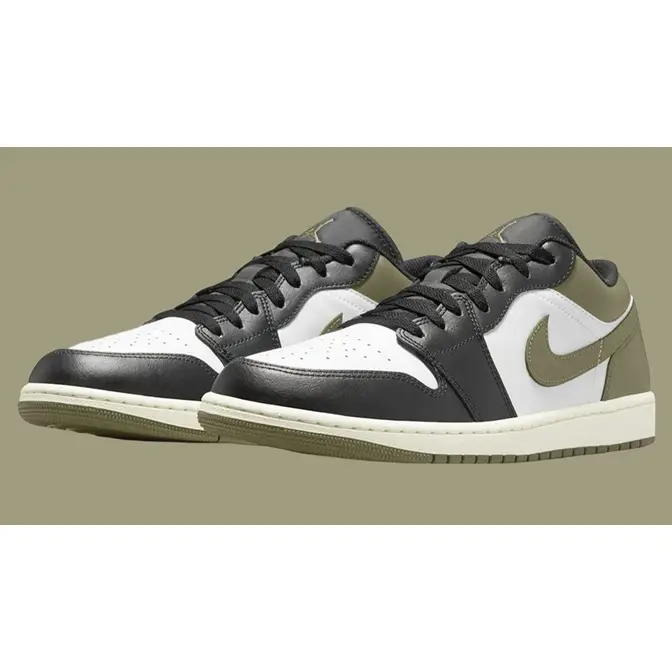 Air Jordan 1 Low Medium Olive | Where To Buy | 553558-092 | The 