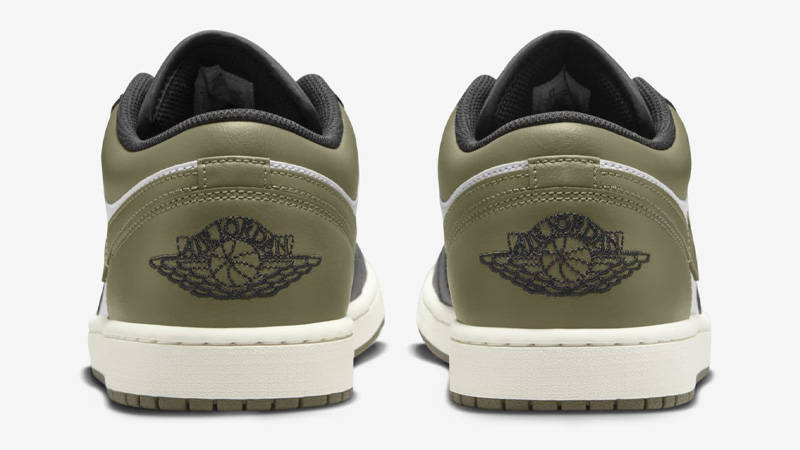 Air Jordan 1 Low Medium Olive Back