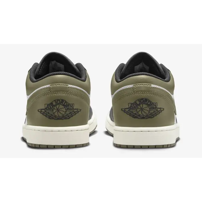 Air Jordan 1 Low Medium Olive Back