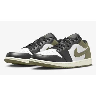 Air Jordan 1 Low Medium Olive Front