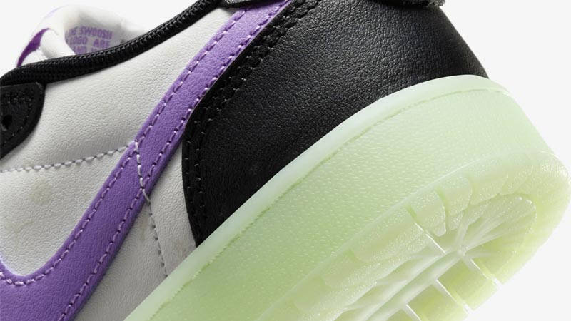 Air Jordan 1 Low OG GS Black Raspberry Closeup