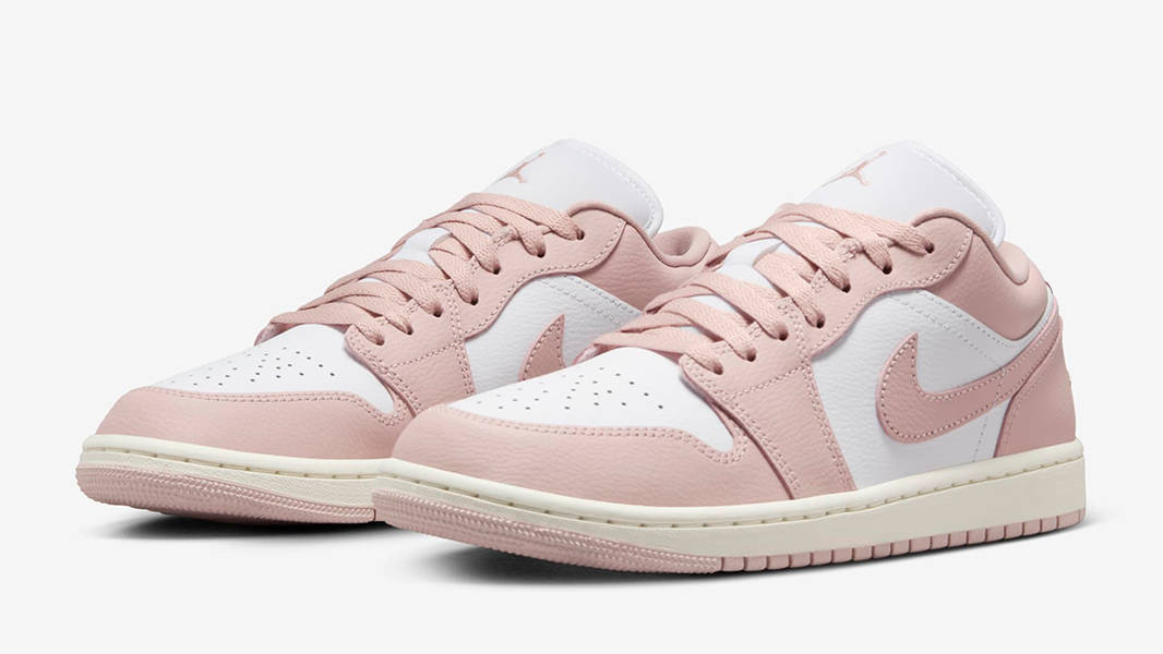 pink jordans low tops