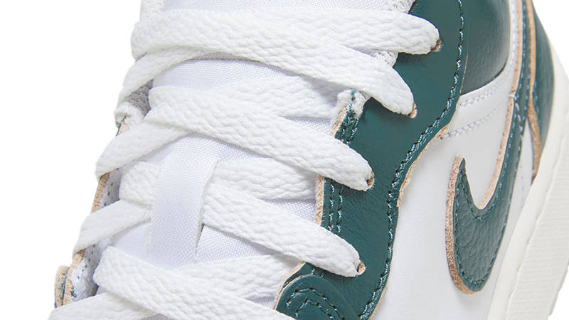 Air Jordan 1 Low SE GS Oxidised Green White FQ8041-300 Detail