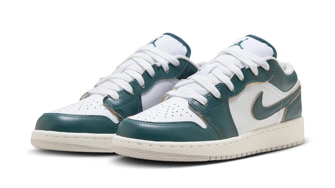 Air Jordan 1 Low SE GS Oxidised Green White FQ8041-300 Side