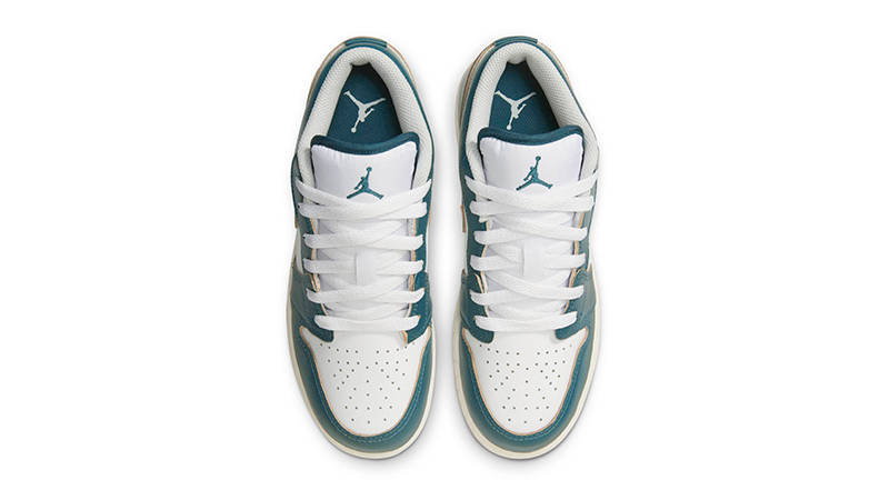 Air Jordan 1 Low SE GS Oxidised Green White FQ8041-300 Top