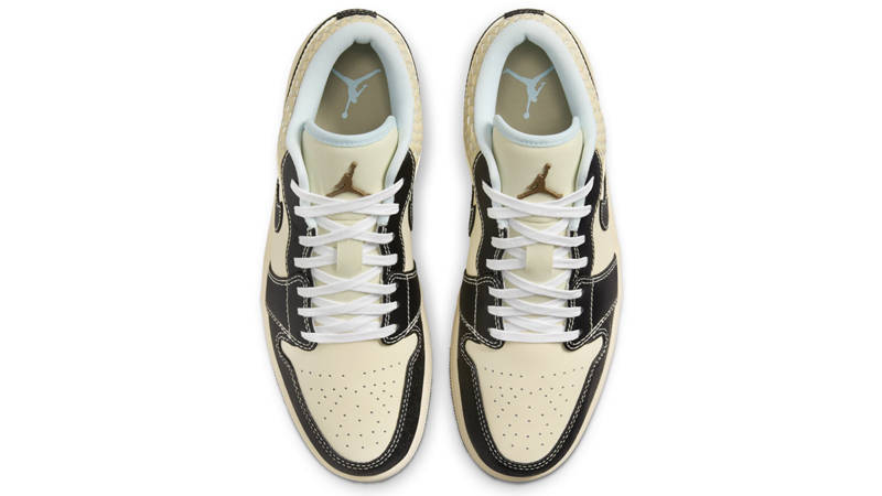 Air Jordan 1 Low SE Woven Coconut Milk Middle