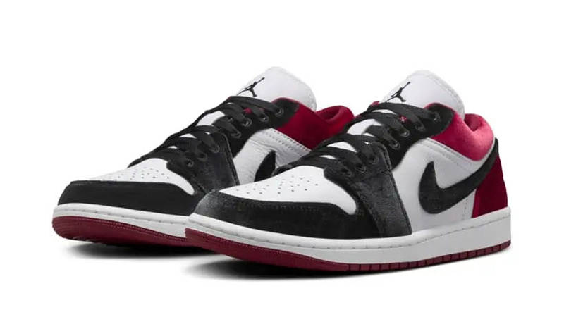 Air Jordan 1 Low Velvet Black FZ3242-001 front