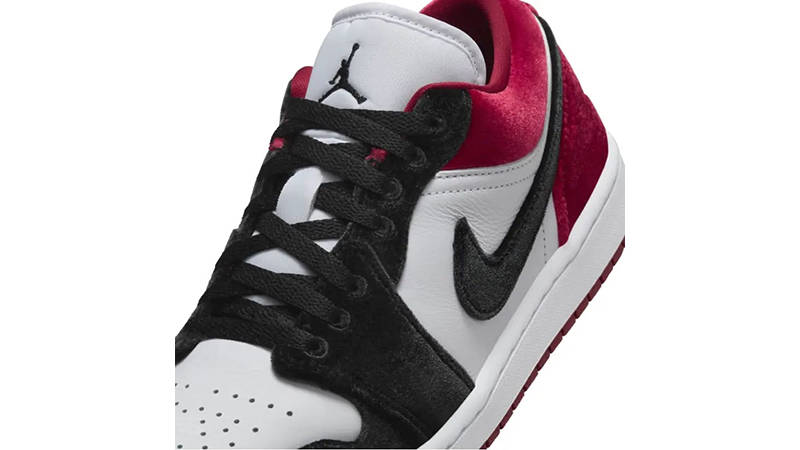Air Jordan 1 Low Velvet Black FZ3242-001 tongue