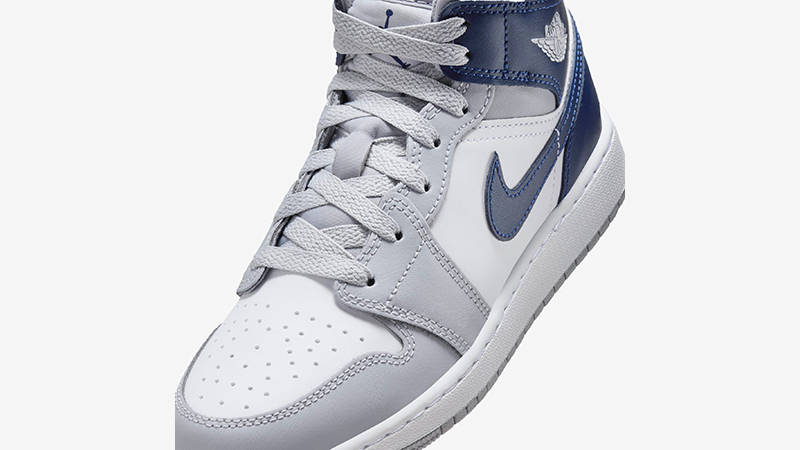 Air Jordan 1 Mid GS Georgetown tongue