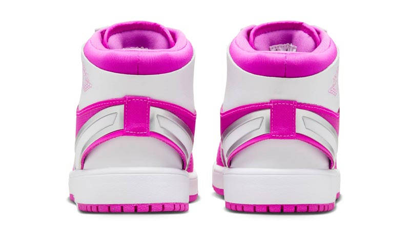Air Jordan 1 Mid GS RM EasyOn Fire Pink Back
