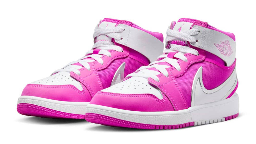 Air Jordan 1 Mid GS RM EasyOn Fire Pink Front