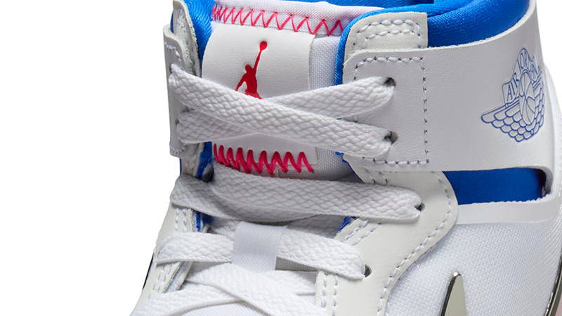 Air Jordan 1 Mid RM EasyOn GS White Blue Red | FQ1281-100 | The