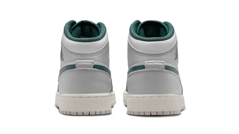 Air Jordan 1 Mid SE GS Neutral Grey Oxidised Green FQ8088-103 Back